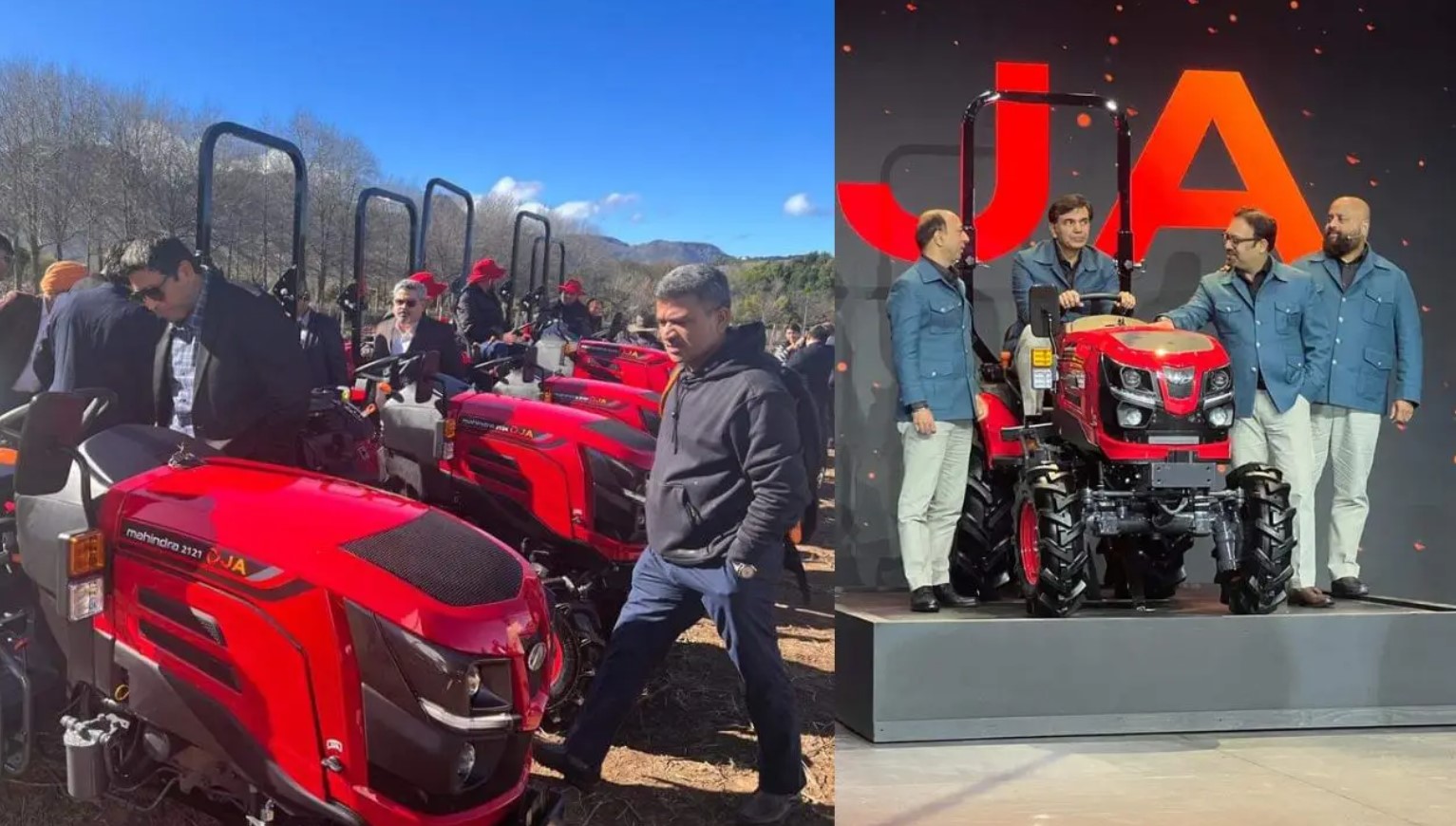 Mahindra Unveiled The New Tractors