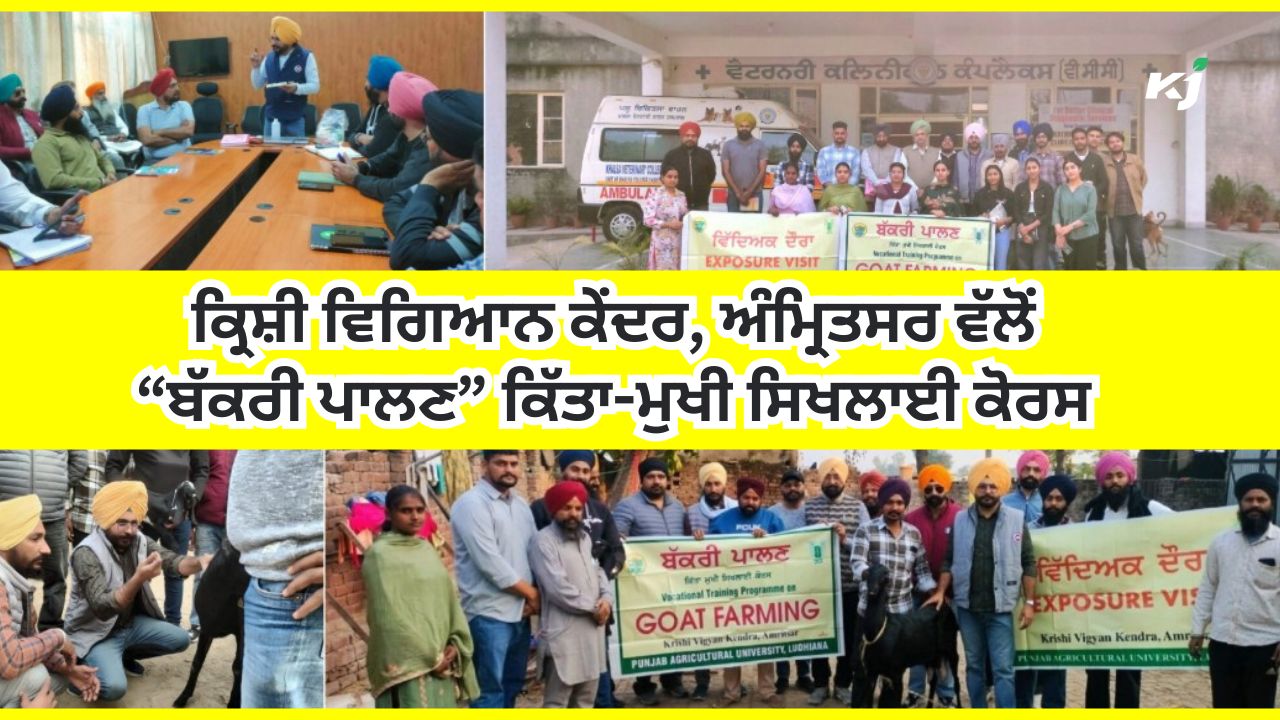 ਅੰਮ੍ਰਿਤਸਰ, ਤਰਨ ਤਾਰਨ ਅਤੇ ਗੁਰਦਾਸਪੁਰ ਜ਼ਿਲ੍ਹਿਆਂ ਤੋਂ 32 ਕਿਸਾਨਾਂ, ਕਿਸਾਨ ਬੀਬੀਆਂ ਅਤੇ ਪੇਂਡੂ ਨੌਜਵਾਨਾਂ ਨੇ ਲਿਆ ਭਾਗ